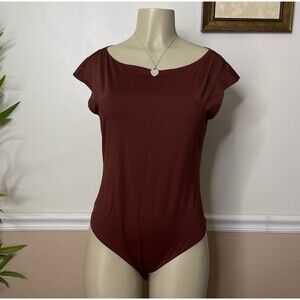 H&M Women's Squareneck Sleeveless & Sleek Bodysuit Top